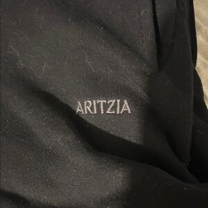 Aritzia Comfy Black Cuffed Sweatpants